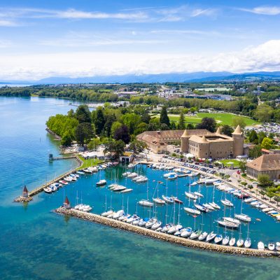 aerial-view-of-morges-castle-in-the-border-of-the-F6BJ7LN.jpg