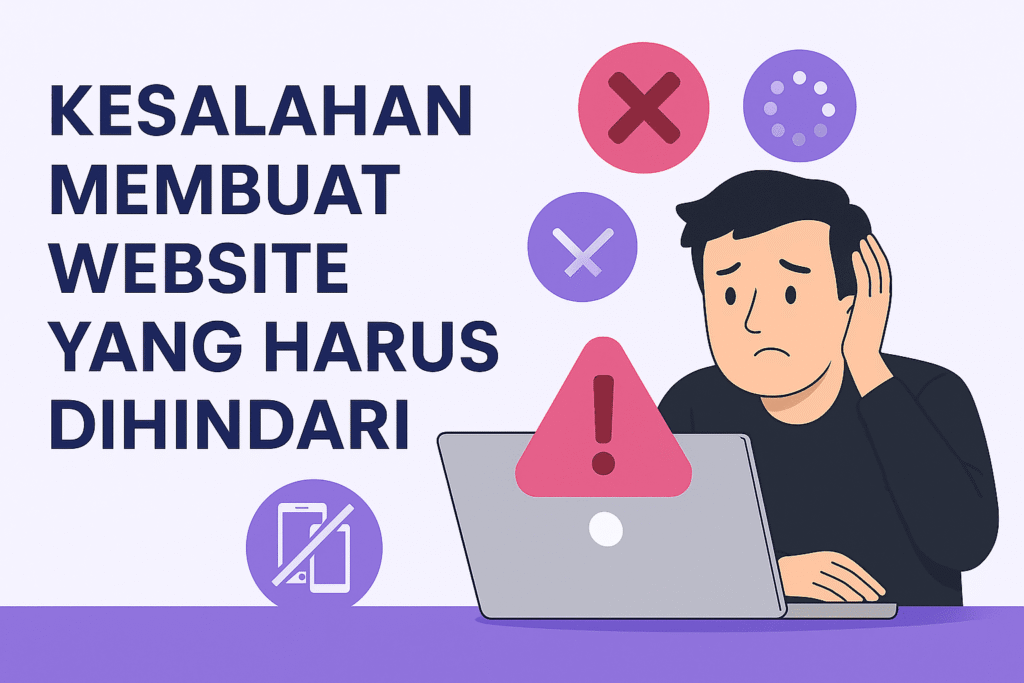 Kesalahan Membuat Website Bisnis yang Harus Dihindari